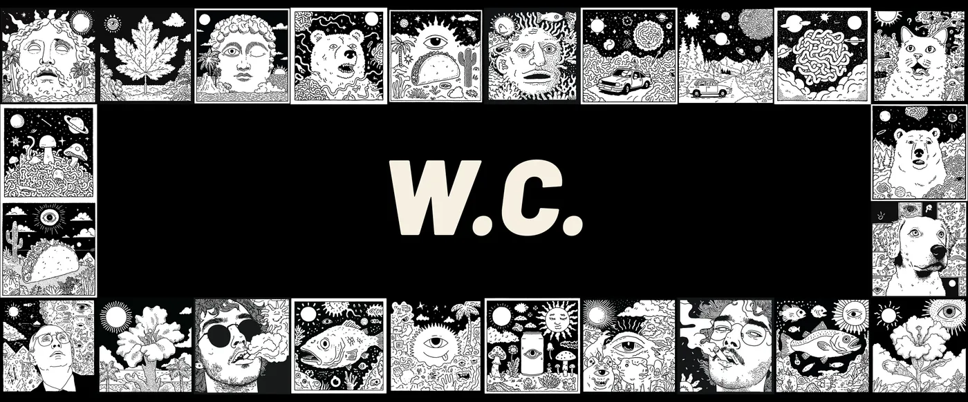 W.C. sign