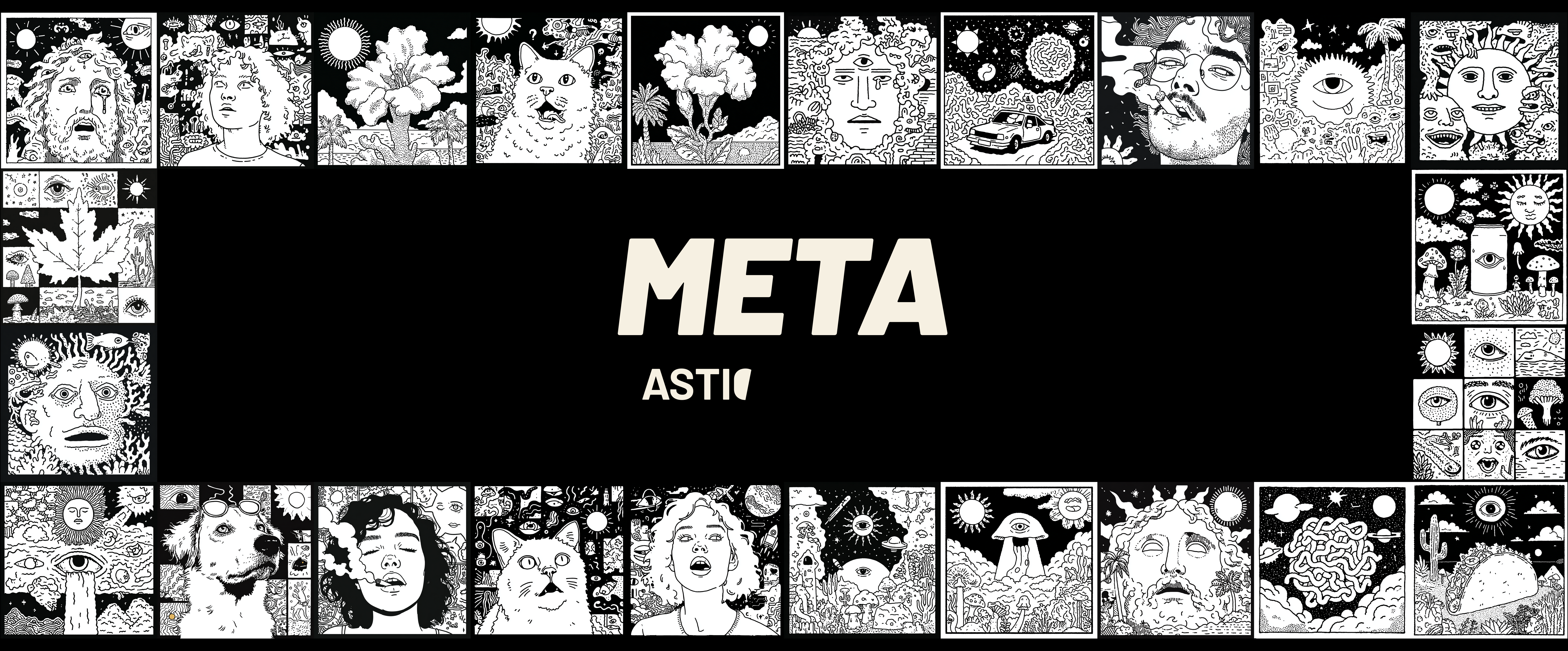 META sign